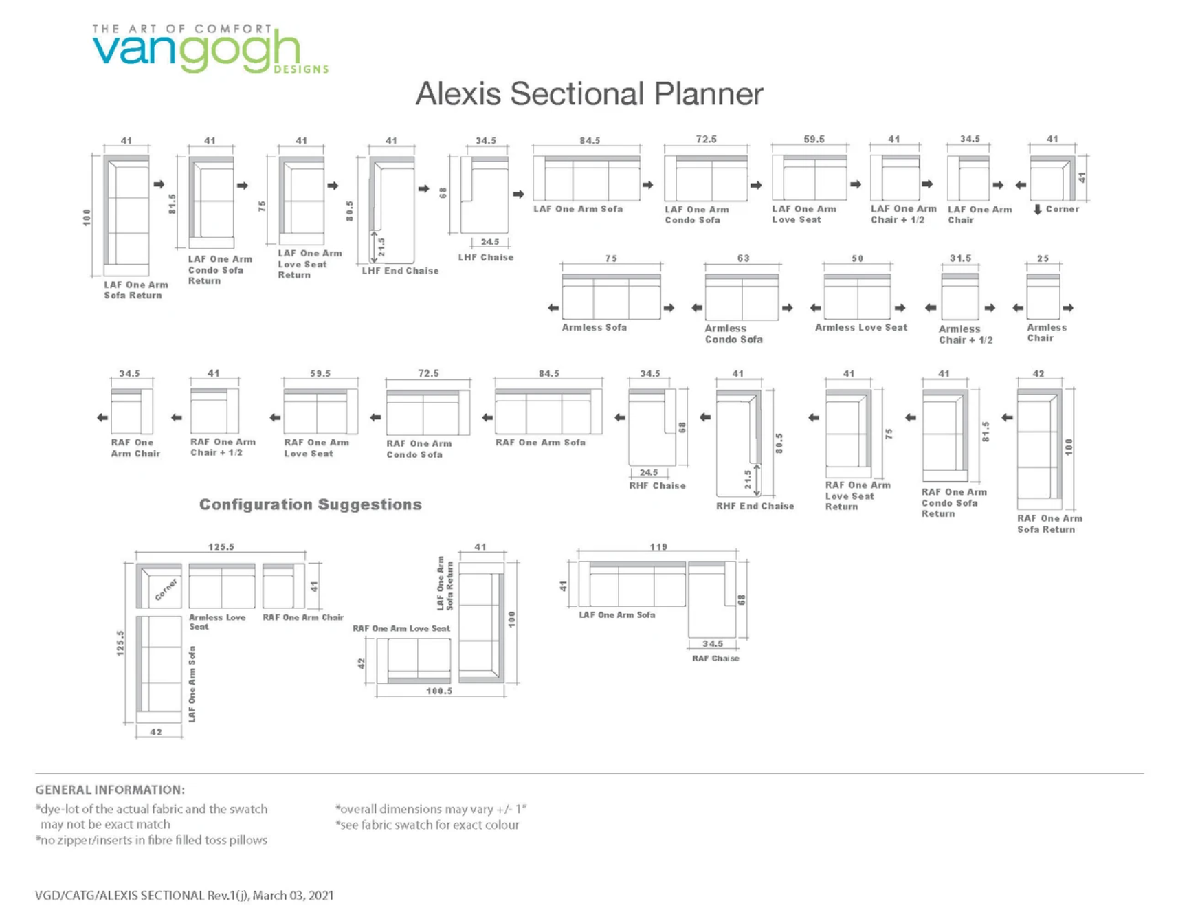 alexis sectional planner