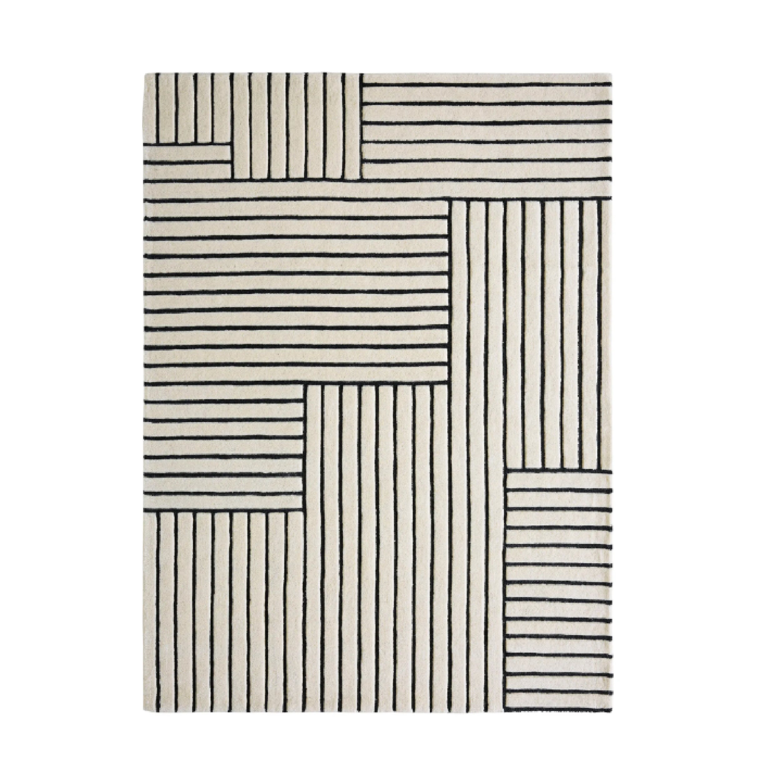 Artica area rug showing line patterns