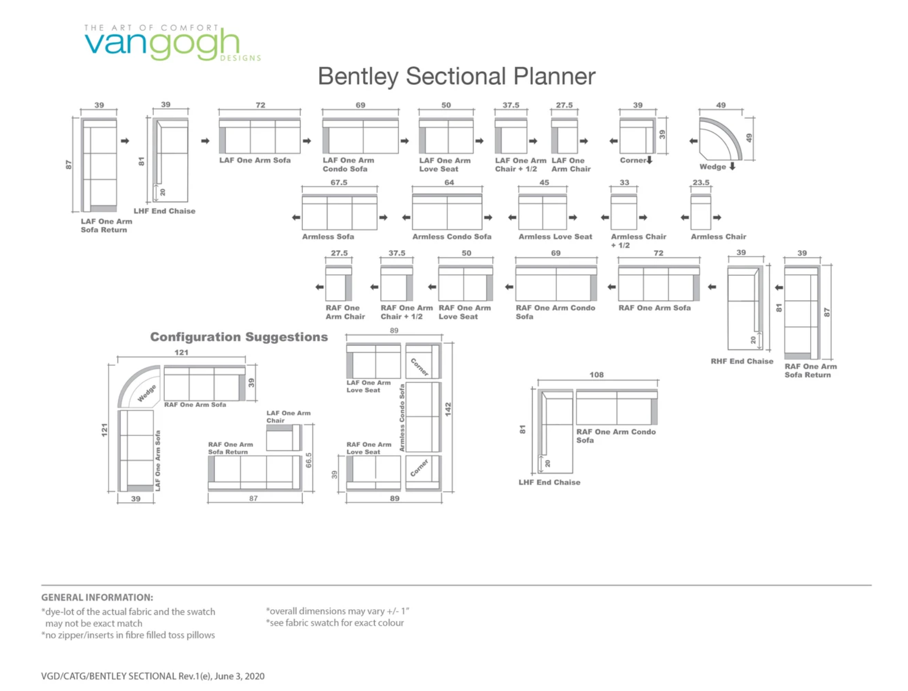 bently sectional planner
