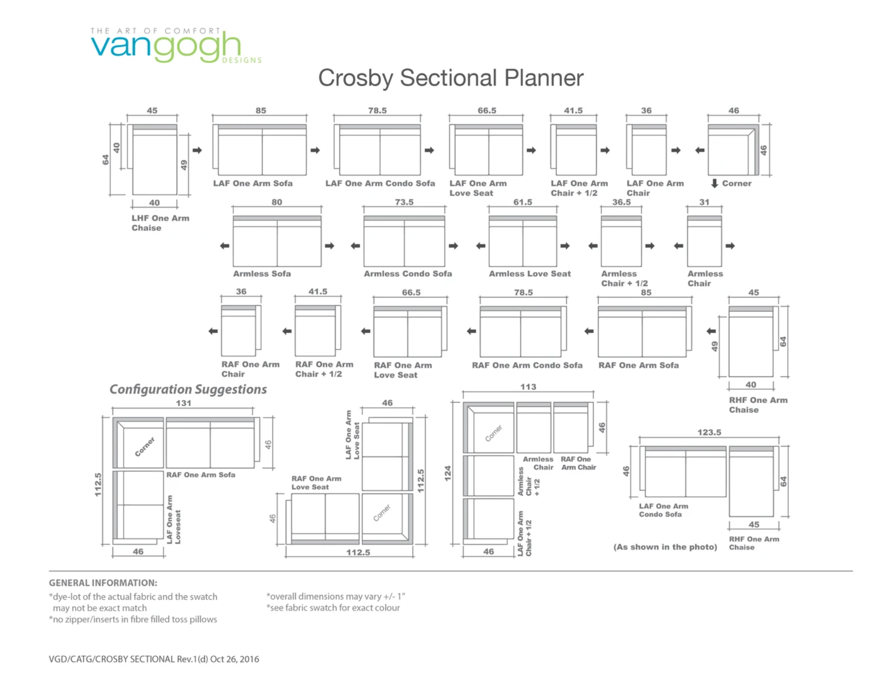 crosby sectional planner