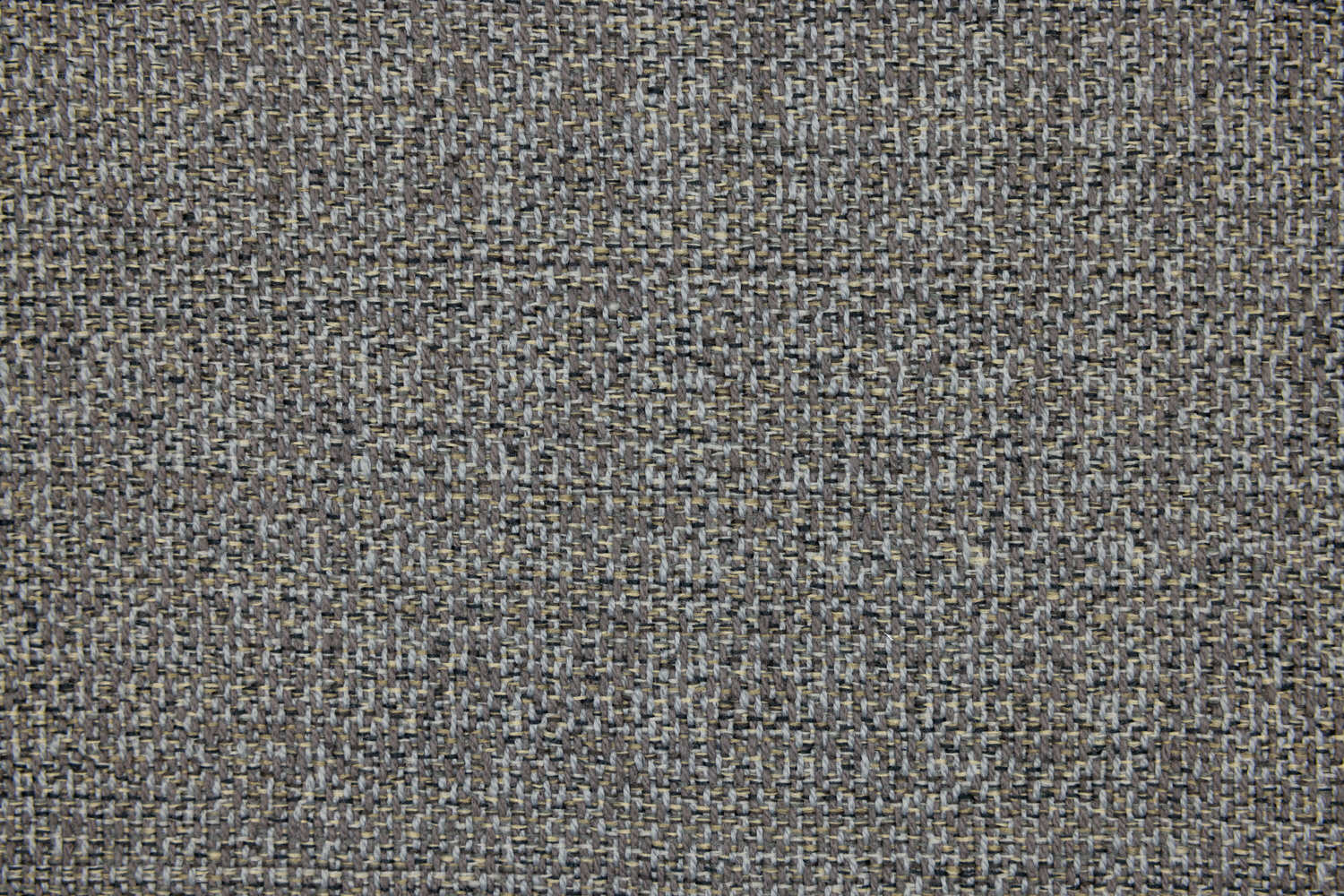 Zen Pietra Grey fabric by Van Gogh Designs showing a charcoal taupe heathered weave with linen-like texture and tight weave.