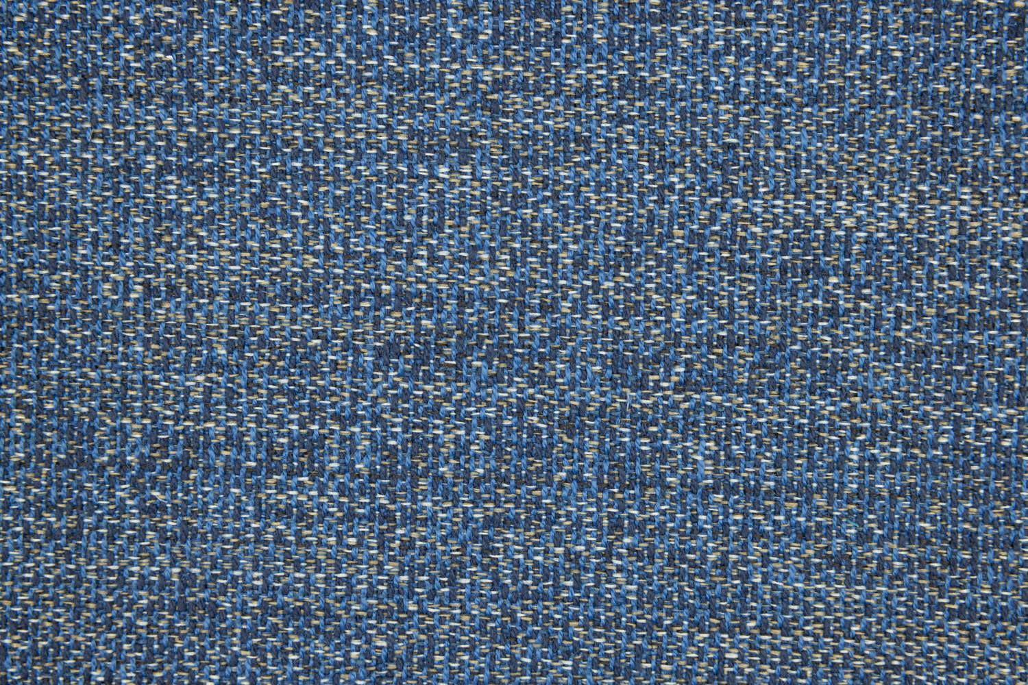 Zen Cobalt denim by Van Gogh Designs: deep cobalt blue cotton twill with rugged texture and diagonal weave, premium stitching
