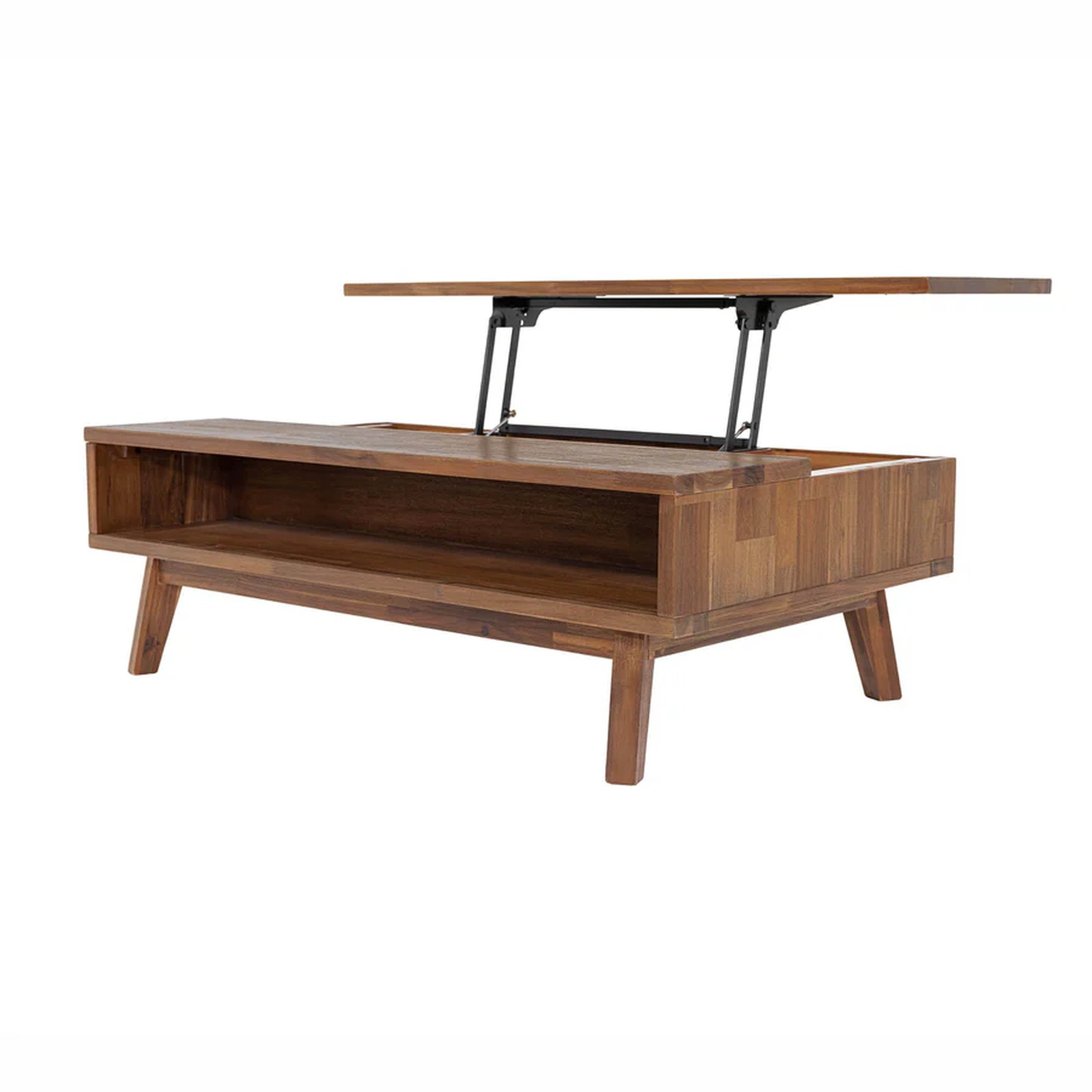 Gia Coffee Table w/ Lift Top - Warm Pecan