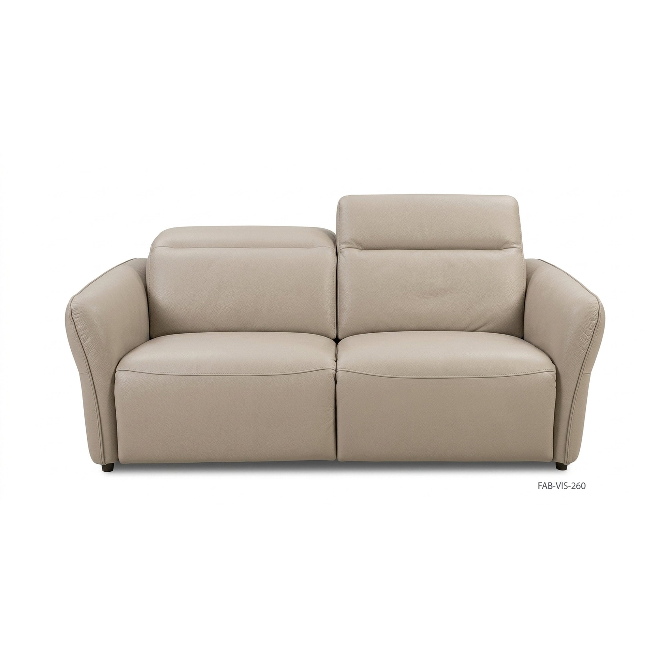 Serena Reclining Sofa - Leather: Pine Bark