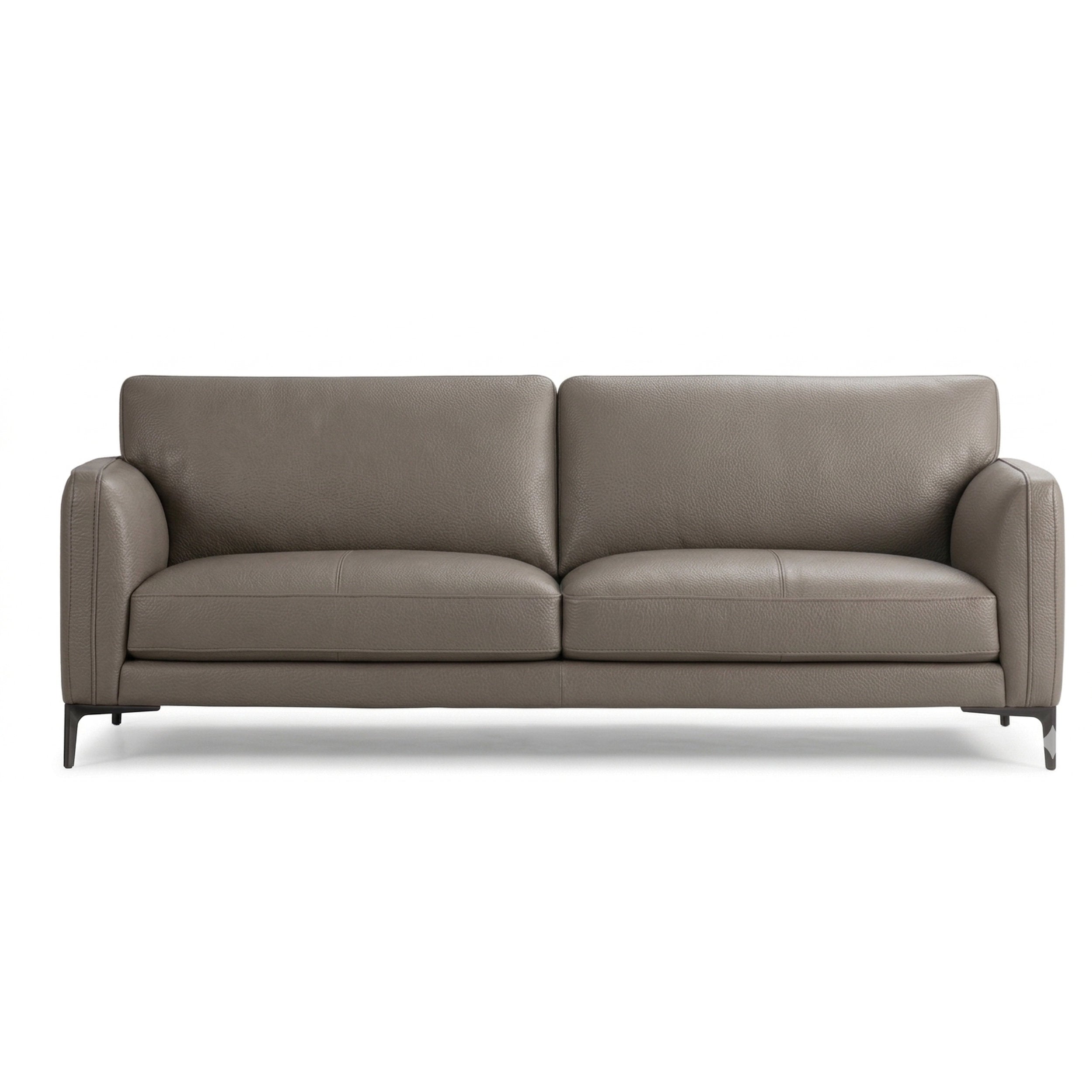 Empire 2 Seat Sofa - Leather Shale Grey