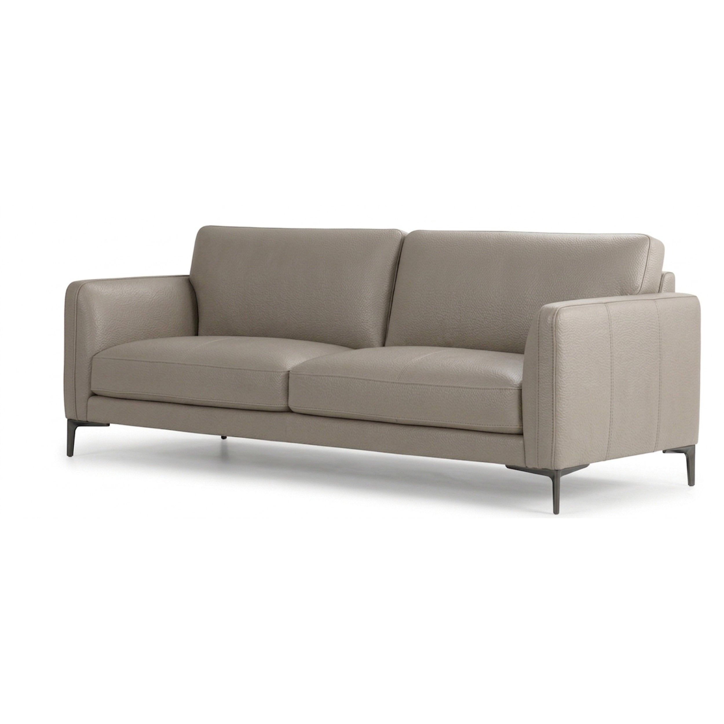 Empire 2 Seat Sofa - Leather Pine Bark