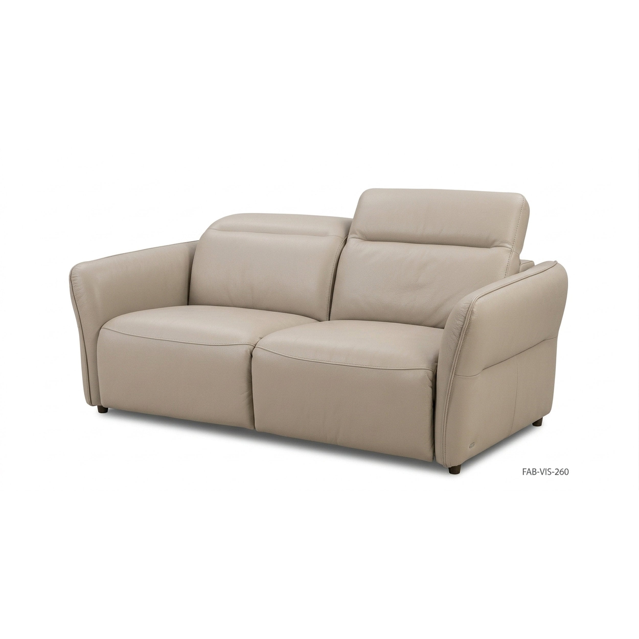 Serena Reclining Sofa - Leather: Pine Bark