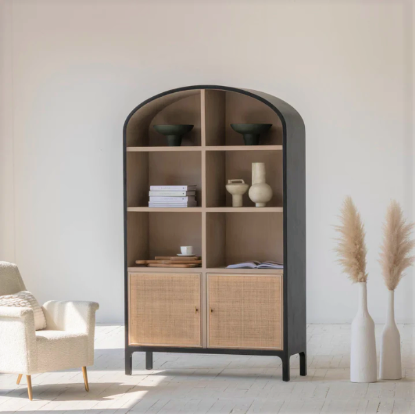 pietro cabinet in a room display
