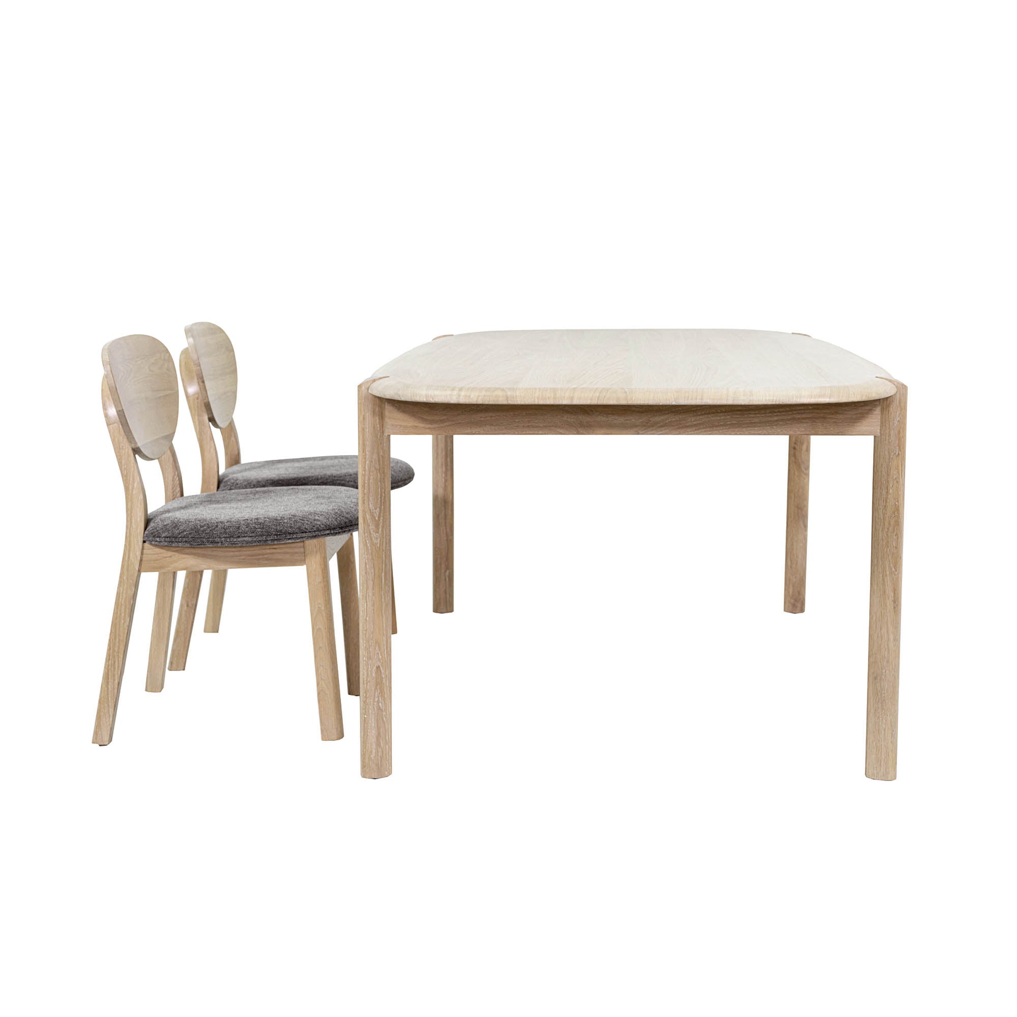 Runway Large Dining Table 82" - Light Oak
