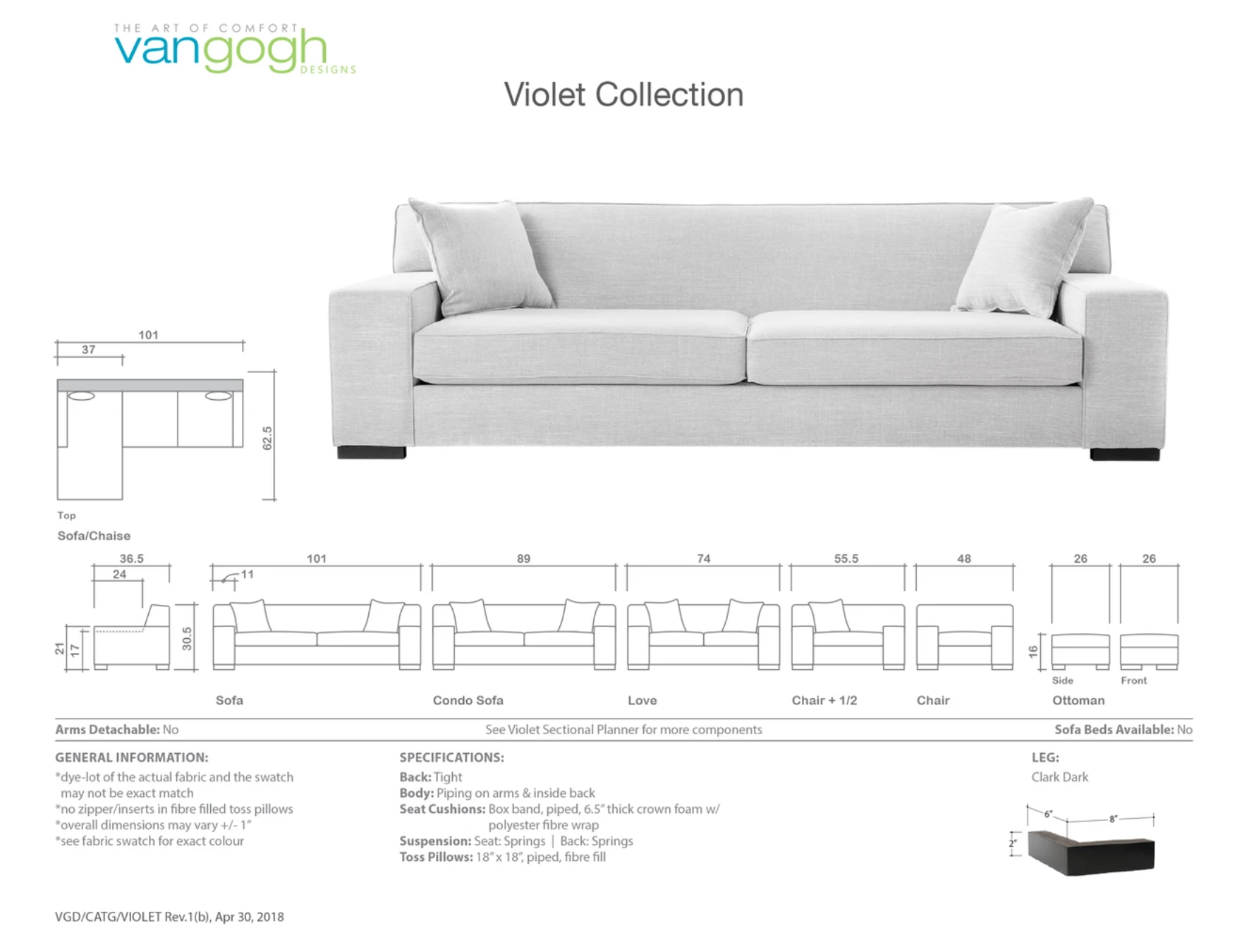 Violet Dimension Sheet