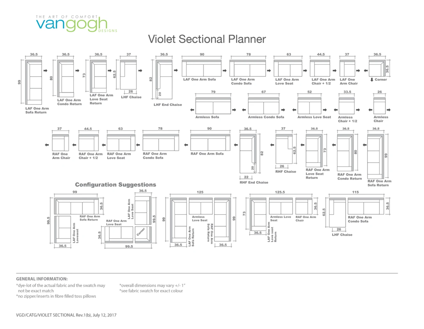 Violet Sectional Planner