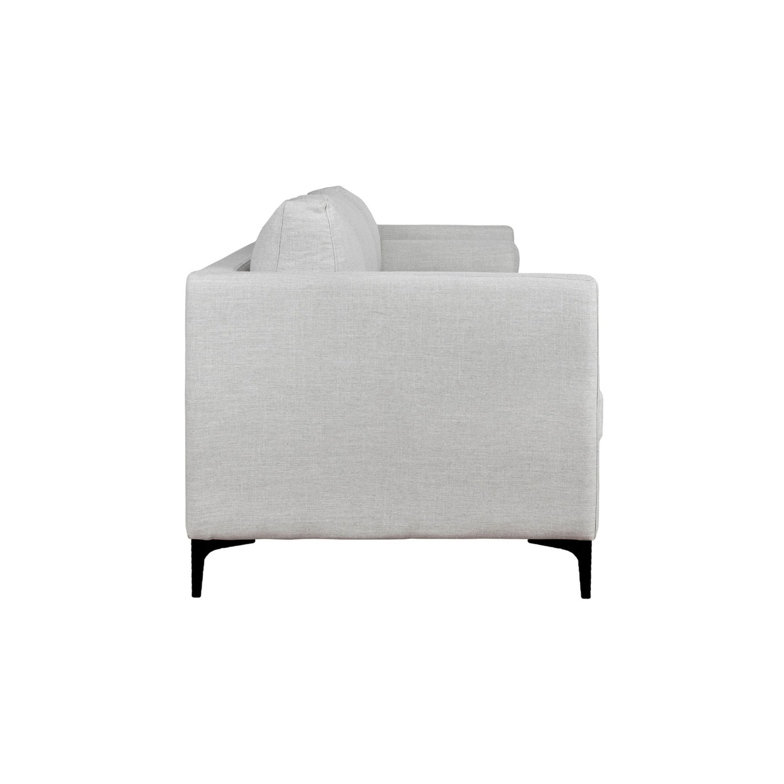 Gray armchair on a white background