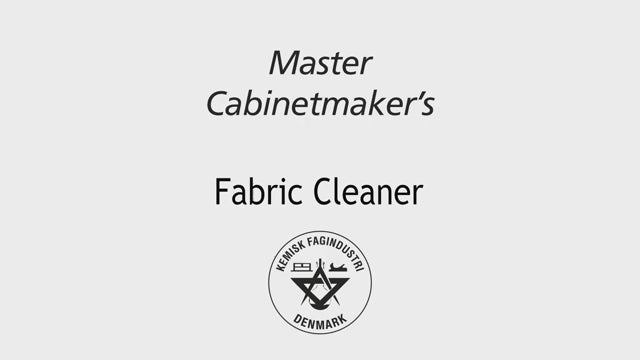 video showcasing the fabric cleaner and the instructions