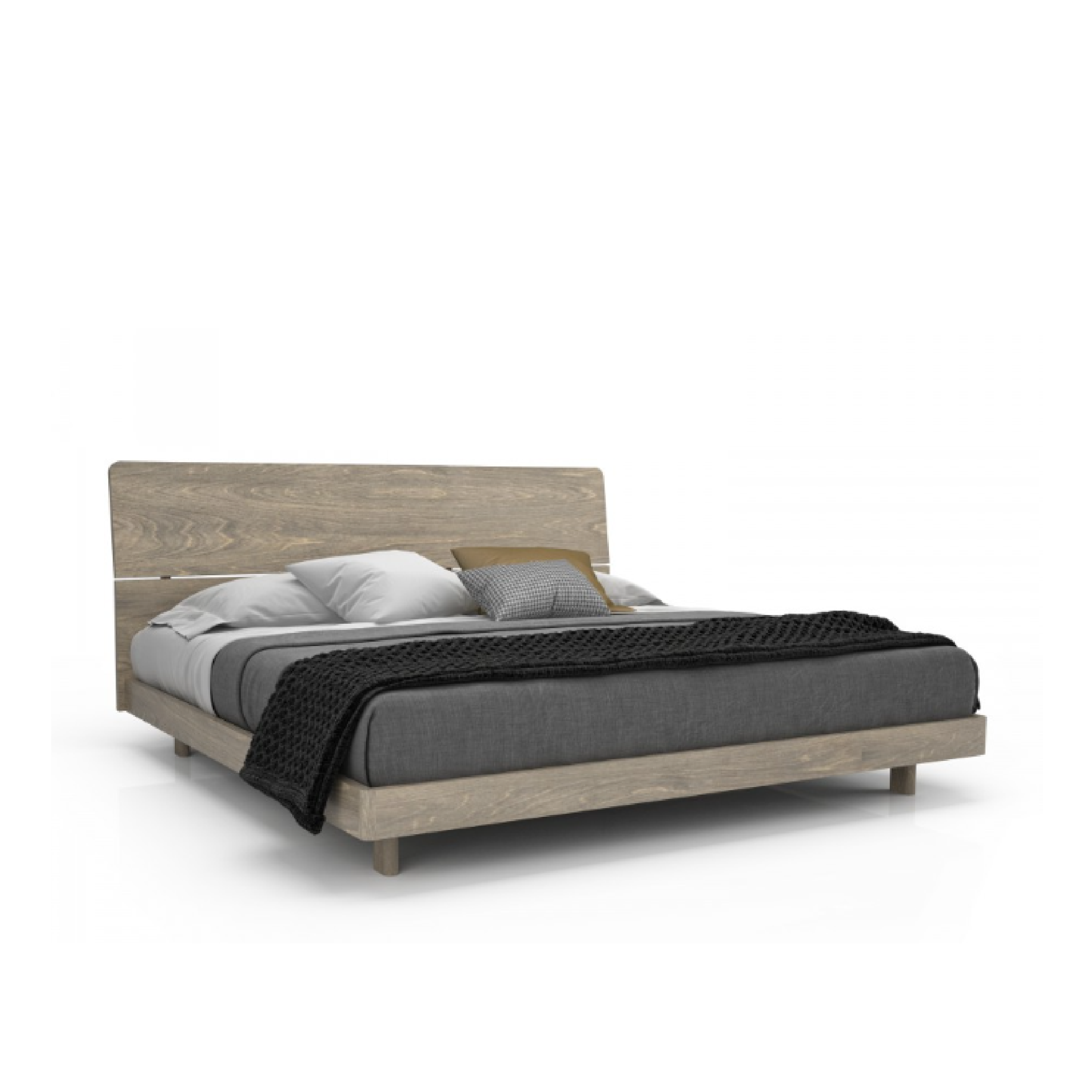 Alma  All Wood Queen/King Beds