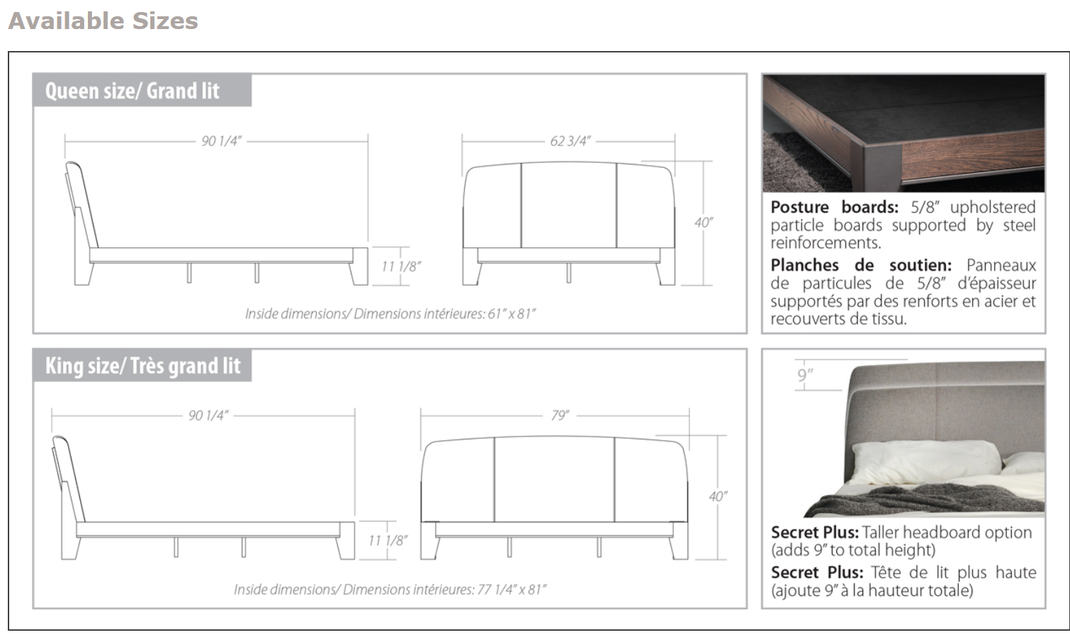 Secret bed dimension sheet