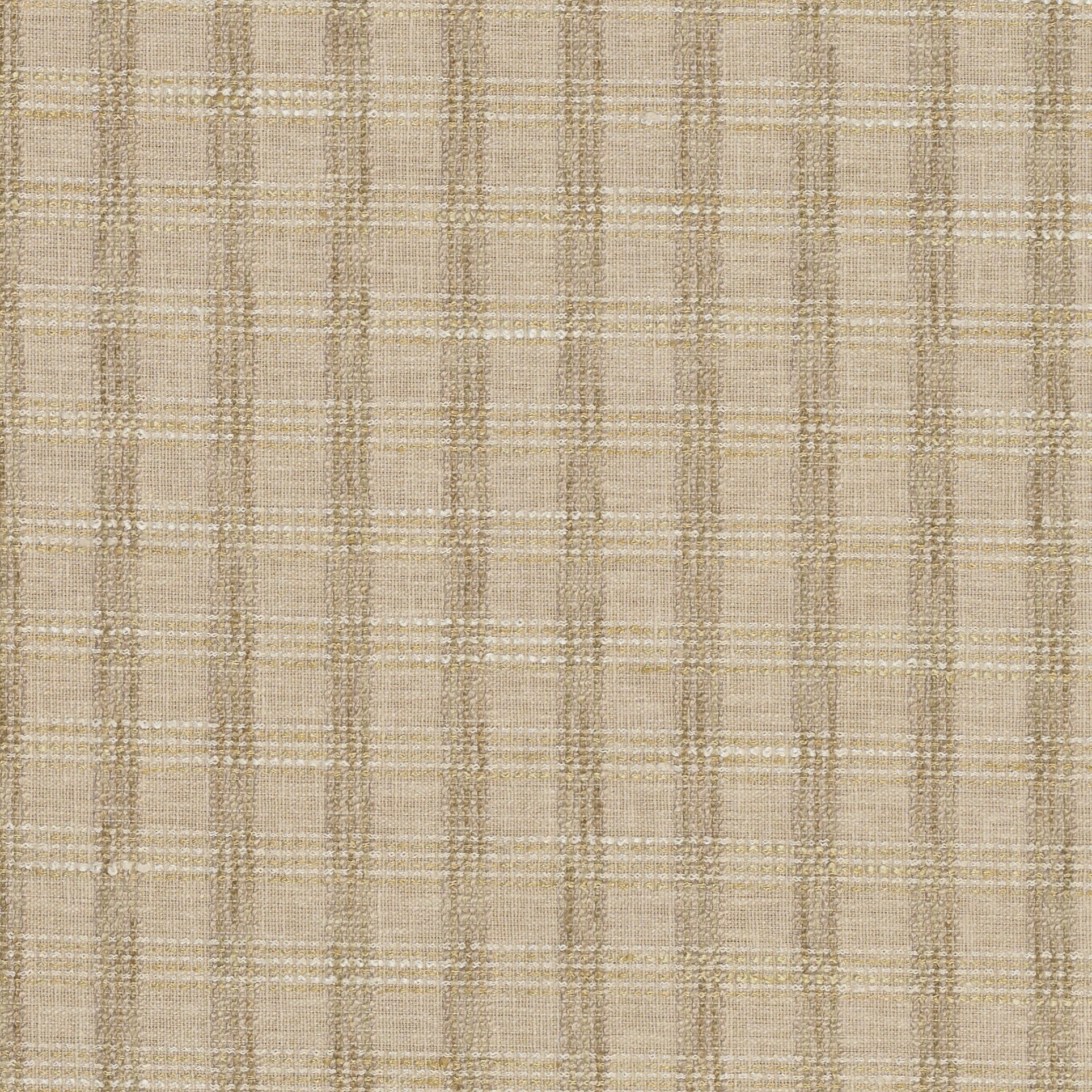 Wilde Sand rug by Van Gogh Designs in warm beige and sand tones, woven cotton-poly blend with subtle plaid texture, warm.