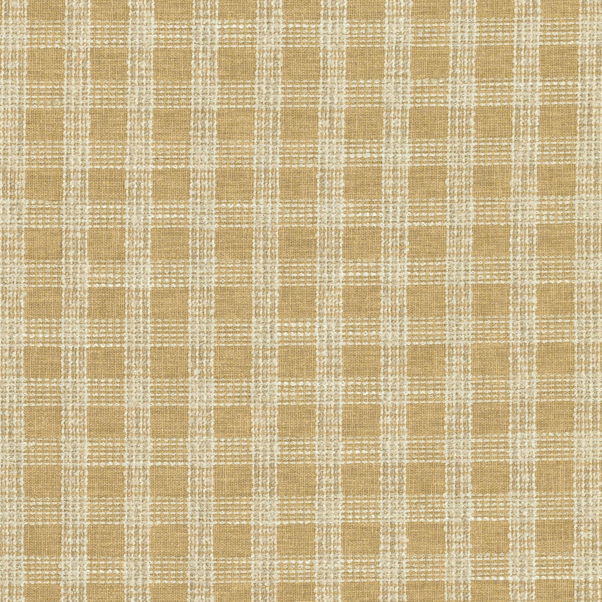 Wilde Earnest by Van Gogh Designs: warm gold linen, ivory plaid, textured weave, subtle sheen, soft finish. soft luxe feel