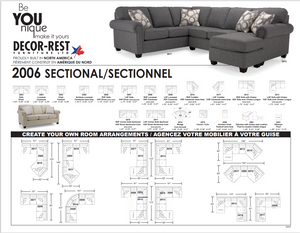 2006 Sectional Planner from Decor Rest Furniture 