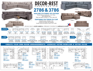 2786 & 3786 style sectional planner from Decor Rest Furniture