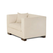 Load image into Gallery viewer, Beige armchair on a white background
