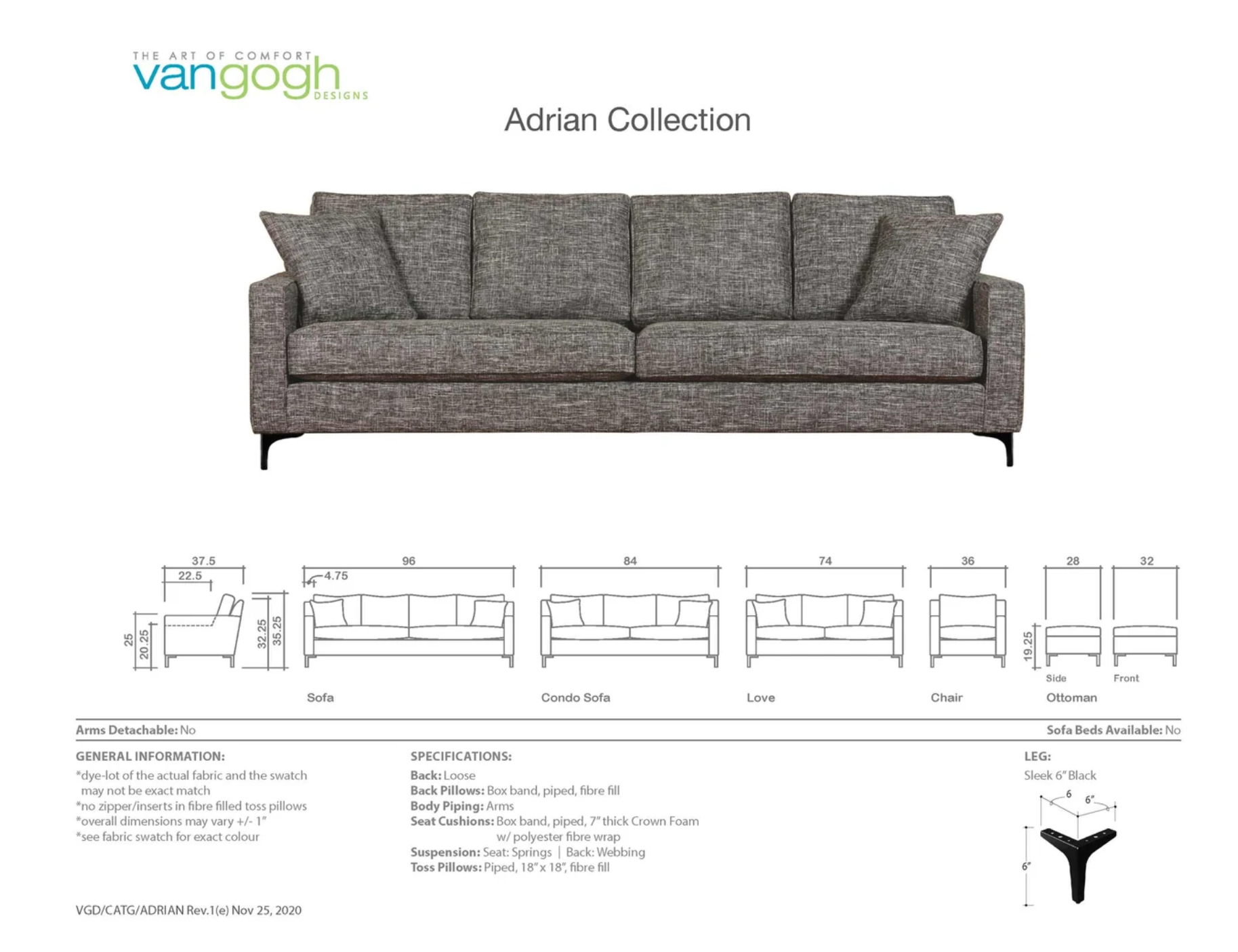 adrian dimension sheet showing the matching pieces you can do 