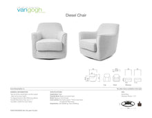 Load image into Gallery viewer, Diesel Swivel Chair
