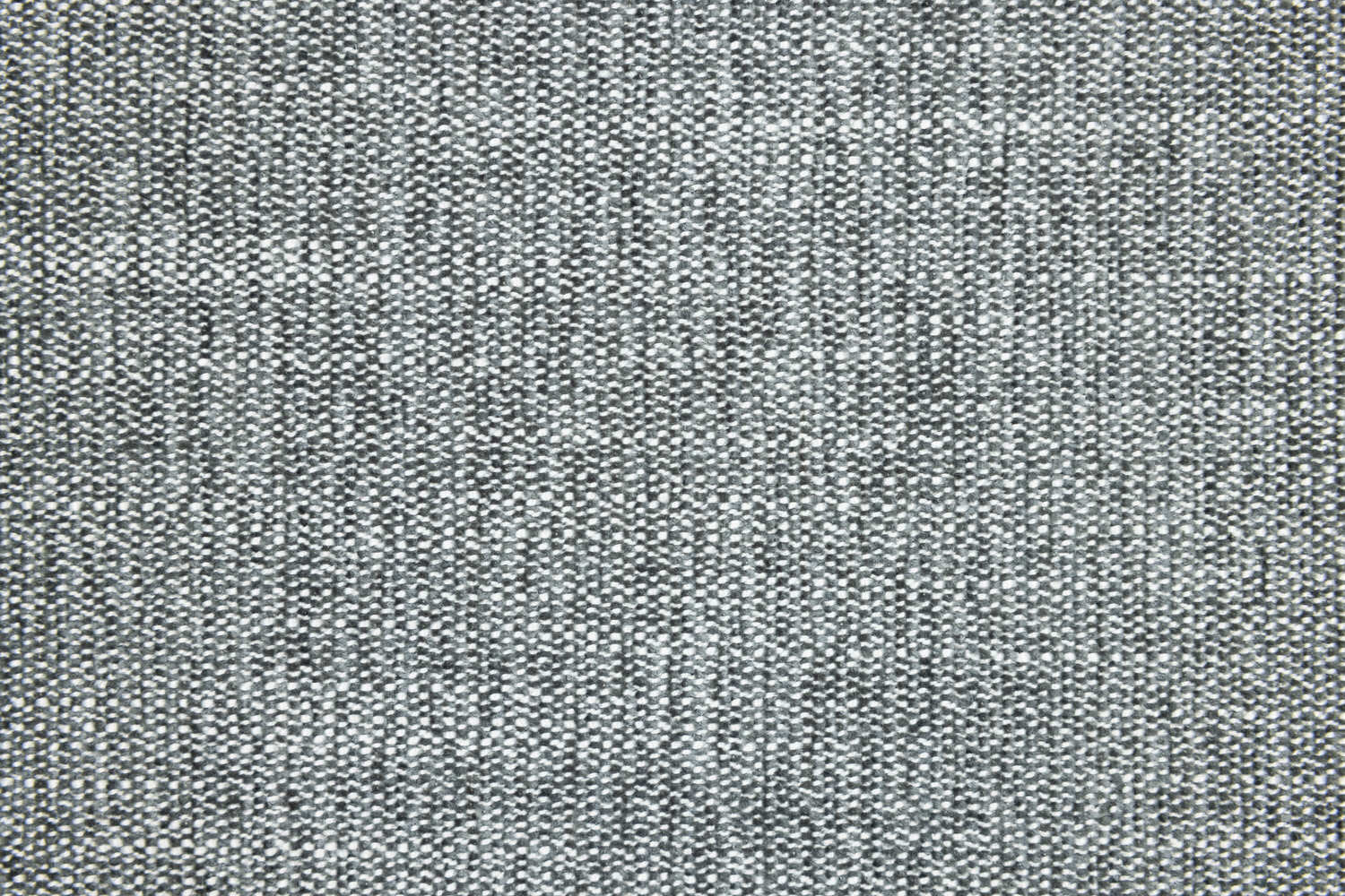 Sublime Carbon charcoal-gray textile swatch with heathered black threads, textured weave, soft matte finish, Van Gogh Designs