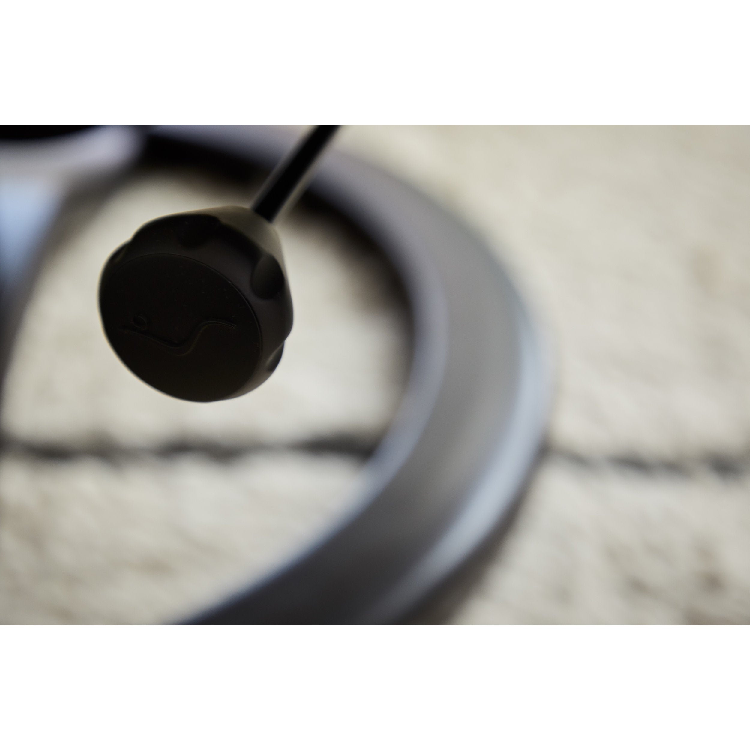 Close-up of a tension knob