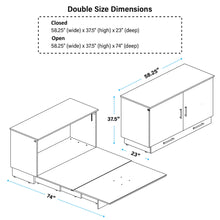 Load image into Gallery viewer, Cape Code Cabinet Bed
