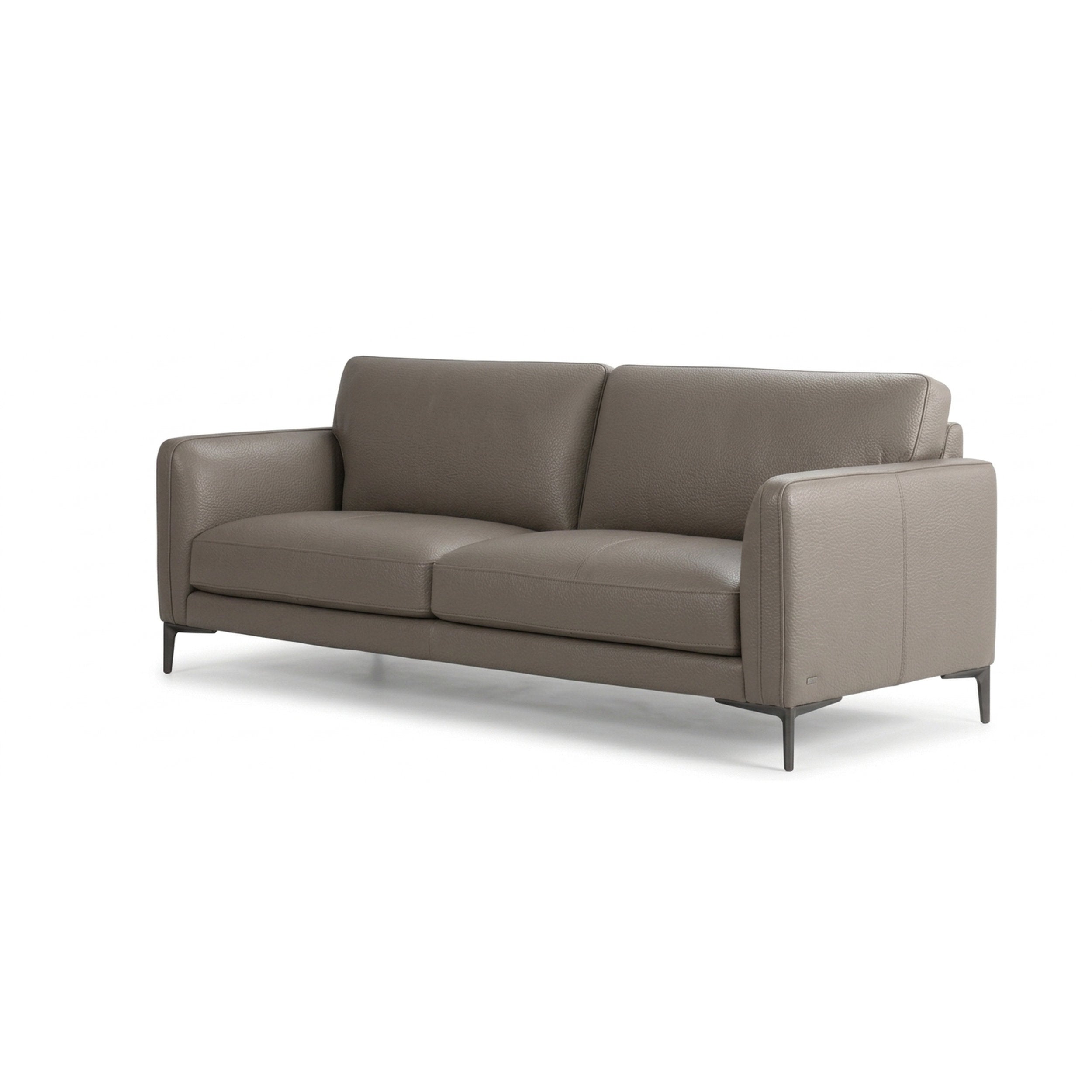 Empire 2 Seat Sofa - Leather Shale Grey