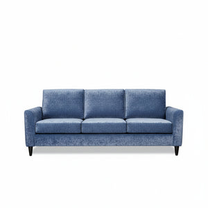Blue sofa on a white background
