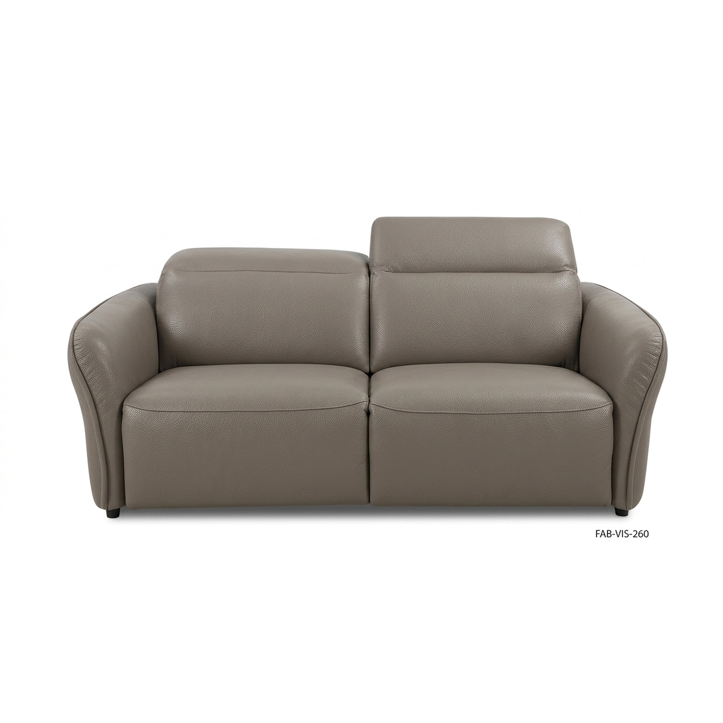 Serena Reclining Sofa - Leather: Visalia Forest Green