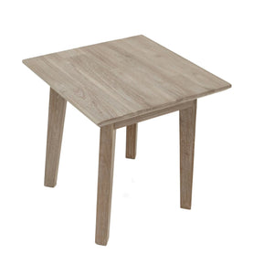 Wooden table on a white background