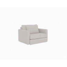 Load image into Gallery viewer, Gray armchair on a white background
