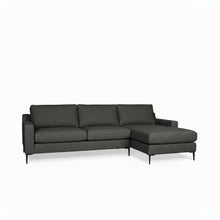Load image into Gallery viewer, Gray sectional sofa on a white background
