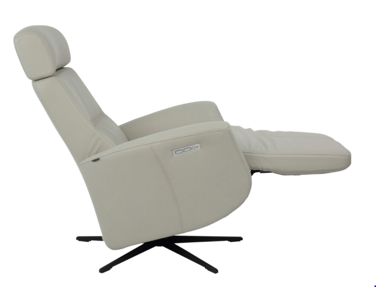 Beige recliner chair