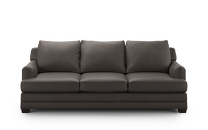 Gray sofa on a white background