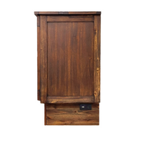 Load image into Gallery viewer, Side View of tuscany cabinet bed with power managment on the bottom right of the cabinet bed 
