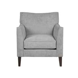 Gray armchair on a white background