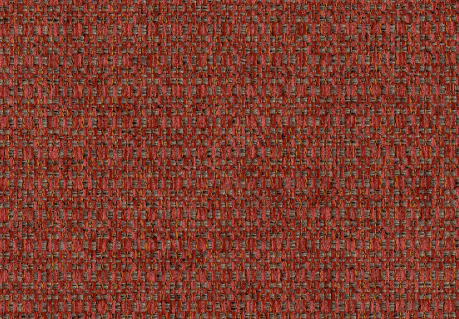 Willow Checkers by Van Gogh Designs in red and charcoal woven wool, textured checker pattern, premium fabric feel durable.