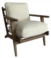 Load image into Gallery viewer, Yale Club Chair - Performance White Fabric
