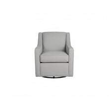 Load image into Gallery viewer, jenna swivel chair in grey fabric
