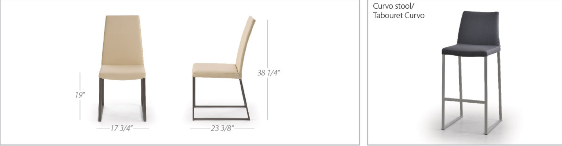 curvo dimension sheet