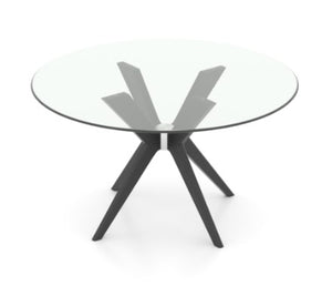 Downtown Round Glass Top Table 5454 - DP Base