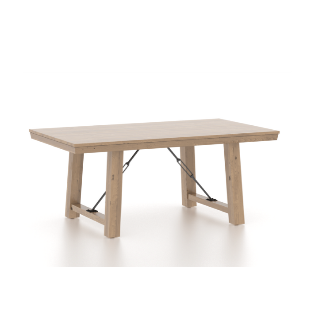 East Side Rectangular Wood Top Table 4072 - ET Base