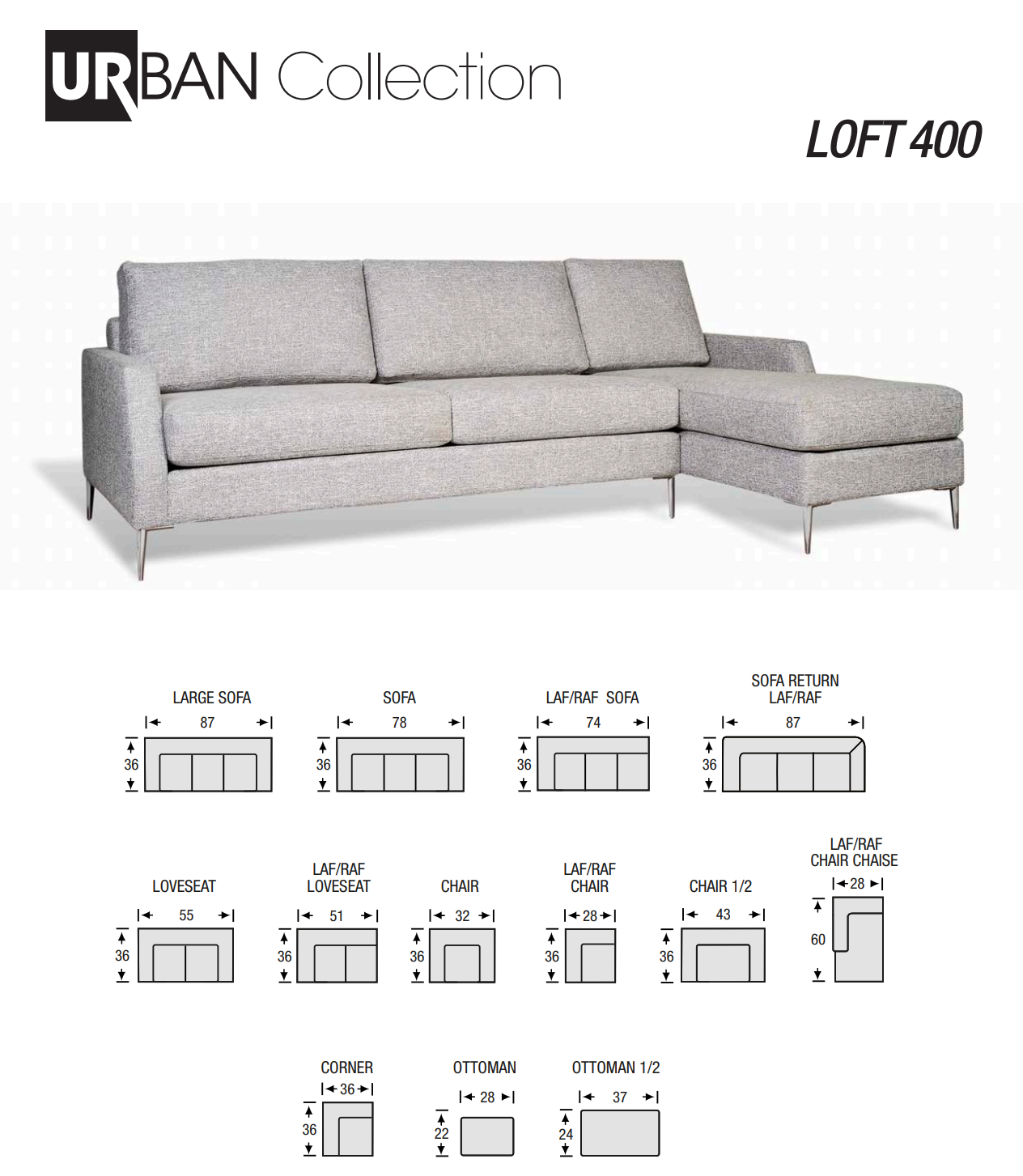 loft 400 dimension sheet