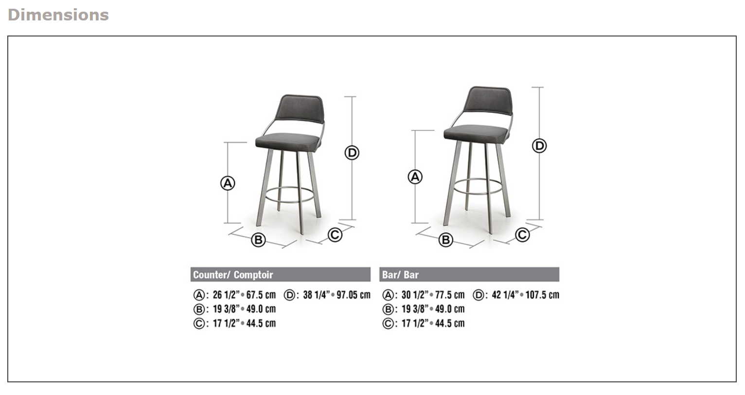 wish stool dimension sheet